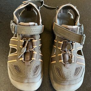 Men’s Teva closed toe water sandal.